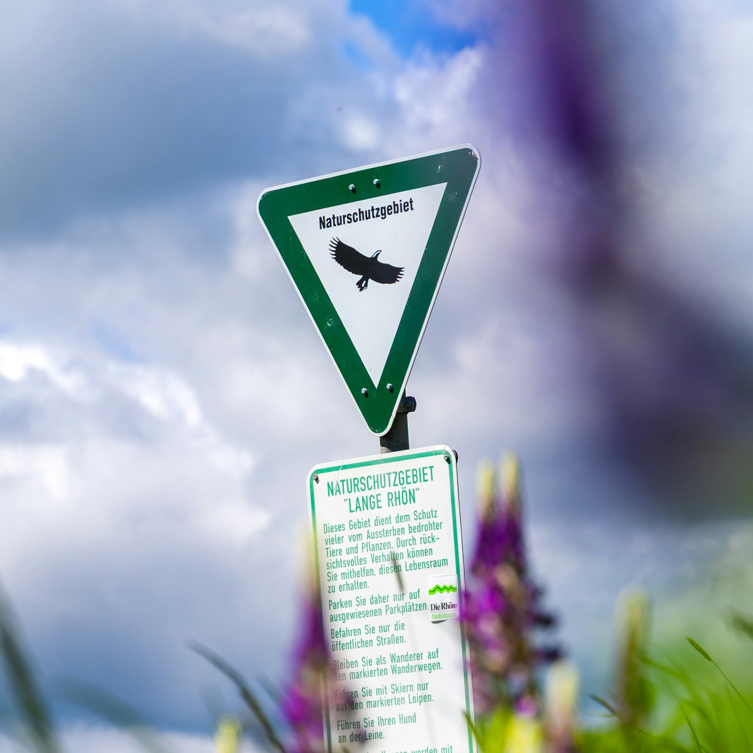 Naturschutzschild
