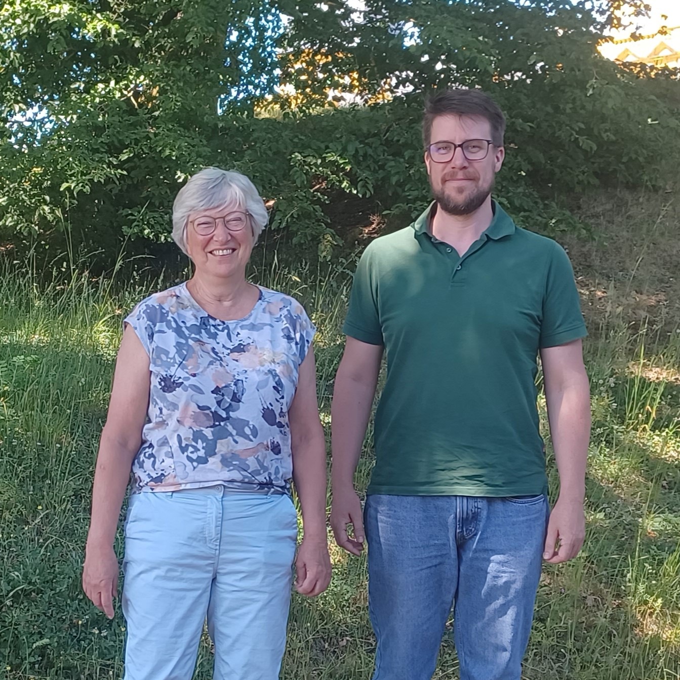 Bastian und Ulrike quadratisch